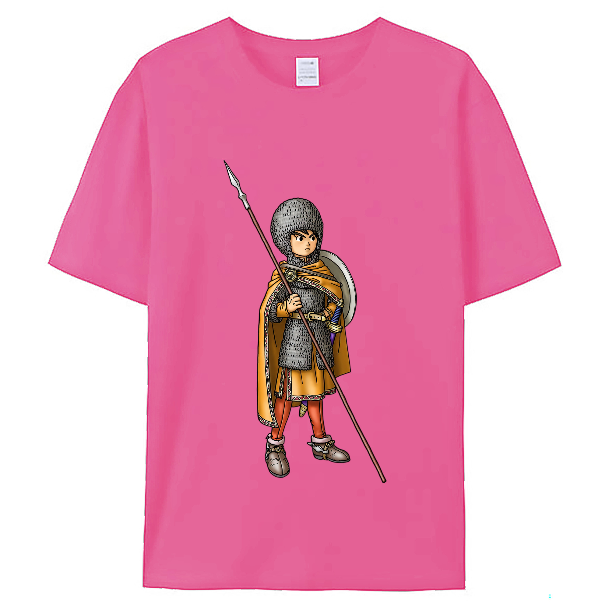 （画像用） ドラゴンクエスト Doragon Kuesuto Dragon Quest レディースカジュアルプリントTシャツ（綿100％）